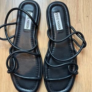 Black Steve Madden Strappy Sandals